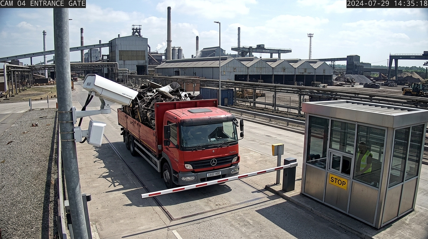 Industrial Scrap Weighbridge Gate